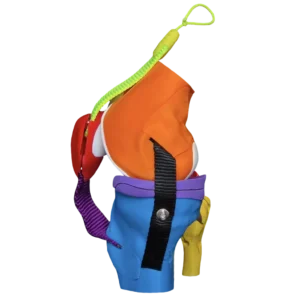 Photo of the mini version of our human knee active learning kit viewed from the medial side